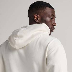 Pull à capuche surdimensionné 100% coton pour hommes, sweats à capuche épais de base avec un design uni sans ficelle pour vêtements d'hiver - Product Image 5