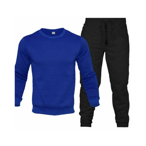 Impression numérique personnalisée à capuche solide tenue décontracté 2 pièces ensemble survêtement 100% coton prix de gros tricoté - Product Image 3