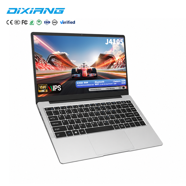 Brand New Laptop 14inch J4105 Made in China RAM 6GB Intel Win10/11 Business Laptop 128GB/256GB/512GB/1TB SSD Notebook Computers
