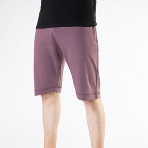 Short de sport en coton spandex confortable pour homme Ceinture élastique Jogger stretch Short de fitness Poches Modèle solide Short de maison décontracté - Product Image 2