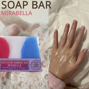 Savon en barre 80g Soin de la peau lisse Produit de beauté premium pour le bain Vitamine E Collection Essence de Luxe Mirabella Fait main - Product Image 3