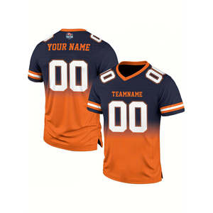 Camisetas Deportivas Antibacterianas Personalizadas OEM, Combinaciones de Colores Atractivas, Nombre del Equipo, Nombre del Jugador, Número Impreso, Conjuntos de Varios Estilos - Product Image 1