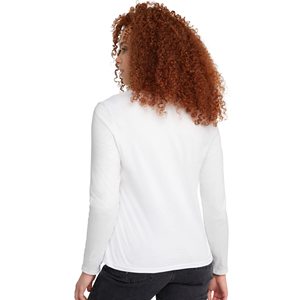 Camisetas de Manga Larga con Cuello Redondo para Mujer, 100% Algodón, Impresión Personalizada, Casuales, Lisas, Ultra Suaves, Precio Bajo, Alta Calidad, 180g - Product Image 4