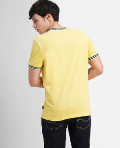 เสื้อยืดผู้ชายผ้าฝ้าย 100% เป็นมิตรกับสิ่งแวดล้อม พร้อมโลโก้สั่งทำ - ขายส่ง - Product Image 4