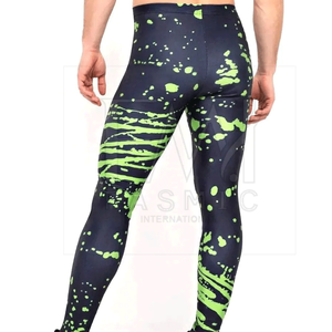 Leggings de compression Offre Spéciale pour hommes de taille personnalisée avec impression par sublimation pour l'entraînement sportif - Product Image 3