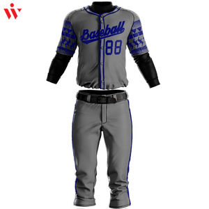Uniforme de béisbol ligero 2023, ropa deportiva transpirable con impresión de logotipo personalizado de alta calidad en varios colores, estilo de conjunto - Product Image 2
