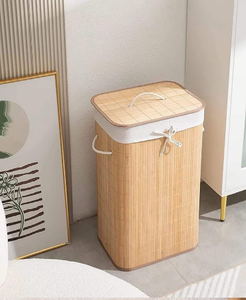 Paniers à linge en rotin vert et jaune tissés à la main, avec des motifs géométriques accrocheurs, disponibles au prix de gros - Product Image 6