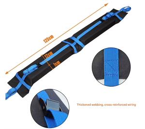 Tapis universel de toit souple pour kayak, planche de surf, canoë, planche à pagaie, avec sangles d'arrimage réglables et stables. - Product Image 6