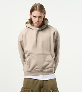Sudadera con Capucha de Algodón, Corte Cuadrado, Sin Cordón, Unisex, Impresión DTG, Lisa, OEM ODM, Invierno 2026 - Product Image 5