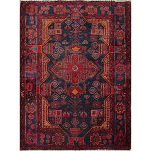 Elegant <b>Wool</b> Accent Rug Vintage Medallion Design Artisan <b>Crafted</b> Traditional Luxury Home Decor - Product Image 1