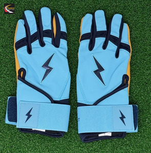 Custom Youth and Adult <b>Softball</b> Baseball Batting Gloves With Sheep Skin Palm - Product Image 6