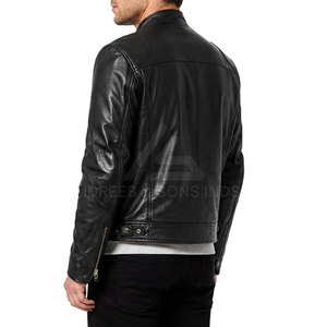Chaqueta de Motociclista Elegante, Ropa para Exteriores, Chaqueta de Cuero para Motocicleta, Prendas de Vestir para Motociclistas - Product Image 4