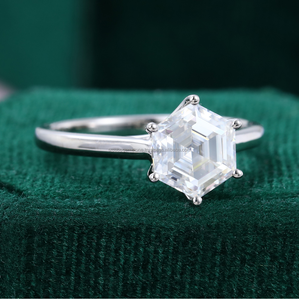 1 anillo de compromiso solitario de diamante de 3 quilates Ajuste de canal chapado en oro IGI certificado regalos de aniversario de boda - Product Image 6