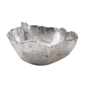 Cuenco para servir comida decorativo estándar, cuenco para servir de aluminio con acabado plateado de la más alta calidad, perfecto para decoración, restaurantes de Hotel - Product Image 2