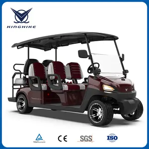 Nuevo diseño, tendencia del mercado, cadena de suministro completa, carrito de golf eléctrico Kinghike elegante de alta potencia y alto par