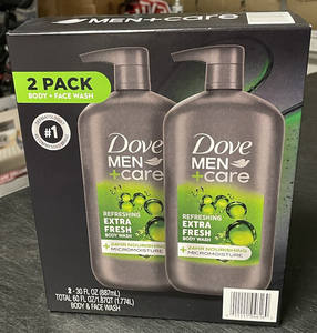 Gel de Ducha Cool Fresh, Fragancia Refrescante D-ove Men Care con Cuidado Suave para la Piel - Product Image 1