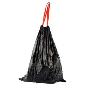 Bolsas de basura con cordón para cocina, 100% virgen, altas, 13 galones, almidón de maíz, bolsa de basura con cordón biodegradable, fábrica HM - Product Image 3