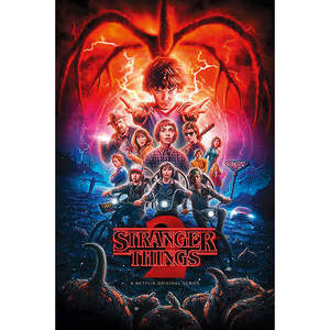 Modern Style Stranger Things Season 1-4 <b>Poster</b> Set of 4 Paper Wall Decor - Product Image 1