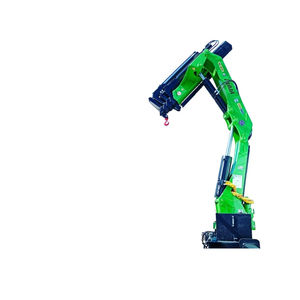 Grue montée sur camion mobile de haute qualité de 5 tonnes de grues Puma nouvelle flèche d'articulation hydraulique à moment de charge élevé avec pompe à boîte de vitesses - Product Image 3