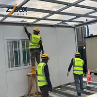 Maison mobile modulaire portable, maison préfabriquée détachable, conteneur de haute qualité, dortoir avec salle de bain et toilettes