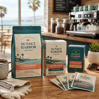 AT PACK France : Coffrets d'emballage pour café et thé, emballages pour café filtre, doypack, boîtes en carton. Ensembles personnalisés imprimés pour torréfacteurs et cafés.