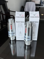 Vanne de décharge haute pression en acier inoxydable Greentech GV-01 pour souffleurs d'air industriels