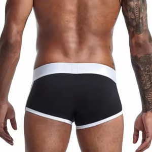 Calzoncillos Bóxer de Hombre de Calidad Premium, Corte Medio, Transpirables, con Logotipo Personalizado, Color Sólido, 95% Algodón, 5% Elastano - Product Image 5