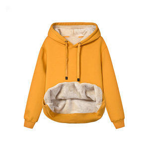 Sweats à capuche lourds pour femmes 100% coton chaud vêtements d'hiver marque personnalisée Logo imprimer sweats à capuche femmes 2026 - Product Image 6