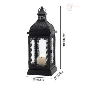 Elegante Portavelas de Metal para Uso en Ramadán |   Impermeable y duradero para decoración de interiores y añade estilo y calidez - Product Image 6