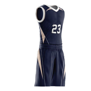 Conjunto de Pantalones Cortos de Baloncesto Sublimados Personalizados, 100% Poliéster, Secado Rápido, Malla Transpirable, Uniforme de Equipo, Ropa Deportiva OEM - Product Image 2
