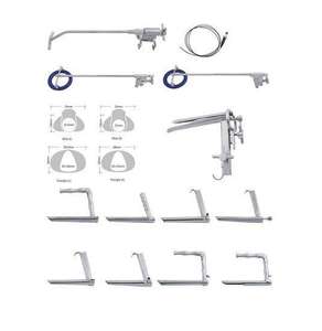 Tubo y Soporte para Laringoscopio, Instrumentos de Laringoscopia ORL, Kit Quirúrgico Manual de Acero Inoxidable con Estándar de Seguridad MOL - Product Image 1