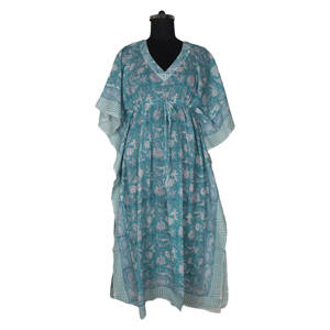 Long Kaftan en Soie Pour Femmes Fabricant Personnalisé 100% Organique De Vêtements Pour Femmes Designer Indien Offre Spéciale Dernière Conception De Luxe Long - Product Image 4