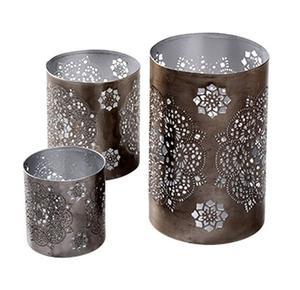 Porte-bougie en métal revêtu de poudre, fabricant de bougies en métal fini Antique - Product Image 1