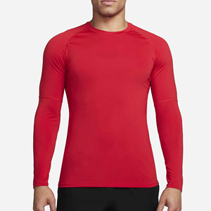 Nueva llegada de alta calidad de impresión de logotipo personalizado mejor diseño 2025 algodón poliéster lavable cuello redondo hombres camisas de manga larga - Product Image 1