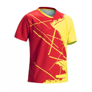 เสื้อยืดแฟชั่นใหม่แขนสั้นคอกลมทรงสลิมฟิตพิมพ์ลายเรียบ - Product Image 2