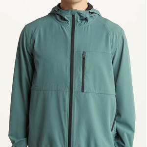 Chaqueta cortavientos personalizada para hombre con cremallera impermeable a prueba de viento diseño de moda chaqueta cortavientos con logotipo personalizado - Product Image 4