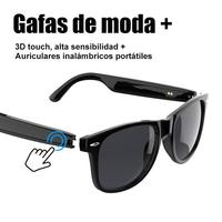 Lunettes de soleil intelligentes Bluetooth UF21 avec contrôle tactile et microphone intégré, protection UV400, style sport unisexe, technologie 2025 anti-lumière
