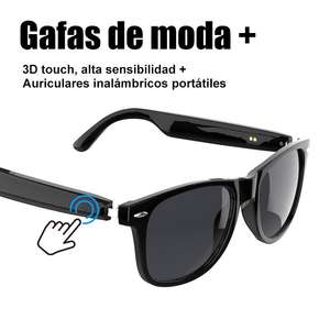 UF21 <b>Bluetooth</b> Smart Sunglasses with Touch Control & Built-In <b>Microphone</b> UV400 Protection Unisex Sports Style Tech 2025 anti luz - Product Image 5