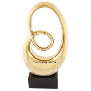 Sculpture moderne élégante en métal et aluminium faite à la main Statue Figure personnalisée Pop Art Design pour la maison et le bureau de table - Product Image 1