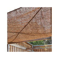 Voile d'ombrage en fibre de coco 100% agricole VietChoice Modèle Phoebe Multi-formes Fabriqué au Vietnam Qualité supérieure