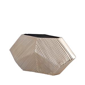 Florero DE MESA DE ALUMINIO moderno, diseño de forma única con personalización hecha a mano, precio bajo, nueva decoración superior de Metal fundido - Product Image 5