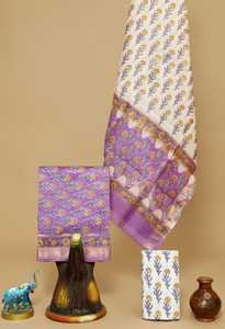 Materiales de vestido de seda Maheswari, adecuados para diseñadores de vestidos y fabricantes de ropa de mujer para reventa en diseño floral denso - Product Image 6