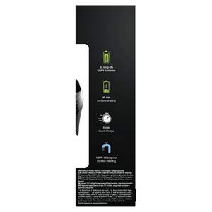 Afeitadora Eléctrica Inalámbrica Impermeable para Hombre, Recargable, con Lámina de Precisión y Recortadora Integrada, Estándar IPX7 - Product Image 3