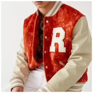 Top Design Letterman Veste d'hiver universitaire en laine pour hommes Broderie personnalisée Veste d'hiver respirante de style lycée - Product Image 3