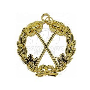 Conjunto de Collar y Joyas Masónicas Personalizadas para Oficiales de Logia, Accesorios de Logia de Alta Calidad - Product Image 2