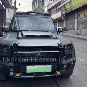 Nouveaux accessoires extérieurs pour voiture, pare-chocs en alliage d'aluminium ABS pour Jetour <span class=keywords><strong>T2</strong></span>, barre de protection, calandre, capot moteur, boîte latérale, porte-bagages de toit - Product Image 4