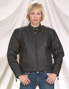 CHAQUETA MUJER CUERO PERLAS TRABAJO MOTO MODA ABRIGOS AL POR MAYOR ROPA DIRECTA DE FÁBRICA - Product Image 5