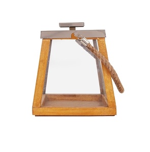 Elegante candelabro de madera hecho a mano, de calidad premium farol, ideal para decoración interior y exterior, disponible para suministro global - Product Image 2