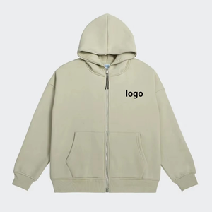 Sudadera con capucha y cremallera para hombre a la moda, Sudadera con capucha extragrande para adolescentes con bolsillos estampados, Sudadera con capucha larga con patrón fresco - Product Image 5