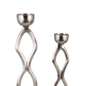 Juego de portavelas de estilo antiguo clásico, soporte decorativo de Metal para iluminación de hogares y eventos a precio mayorista - Product Image 2